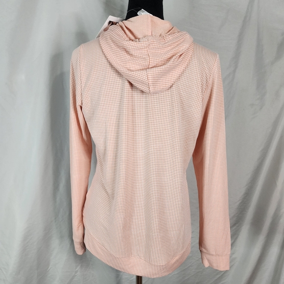 New w/tags! WEATHERPROOF‎ VINTAGE Size Small Lightweight Gingham Check Hoodie - Picture 5 of 11